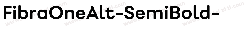 FibraOneAlt-SemiBold字体转换
