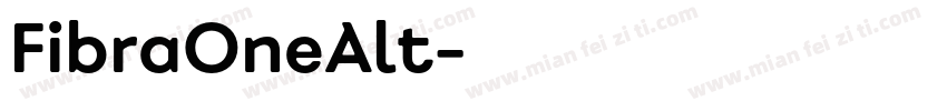 FibraOneAlt字体转换