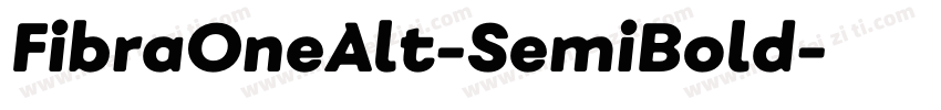 FibraOneAlt-SemiBold字体转换