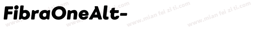 FibraOneAlt字体转换