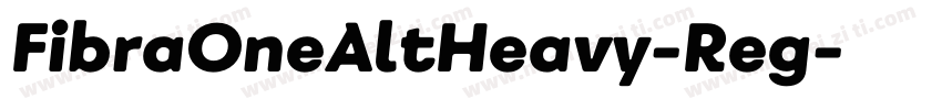 FibraOneAltHeavy-Reg字体转换
