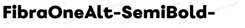FibraOneAlt-SemiBold字体转换