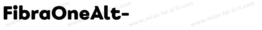FibraOneAlt字体转换