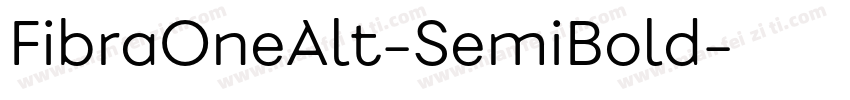 FibraOneAlt-SemiBold字体转换