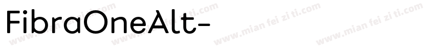 FibraOneAlt字体转换