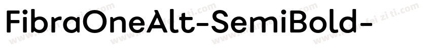 FibraOneAlt-SemiBold字体转换