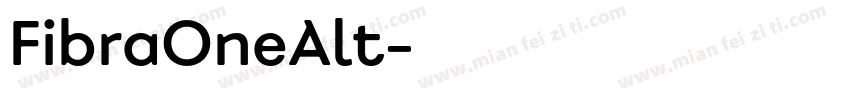 FibraOneAlt字体转换