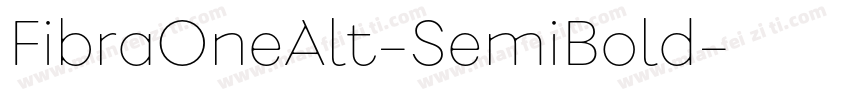 FibraOneAlt-SemiBold字体转换