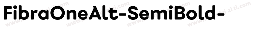 FibraOneAlt-SemiBold字体转换
