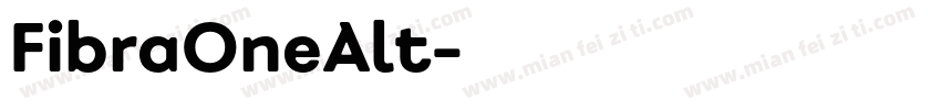 FibraOneAlt字体转换