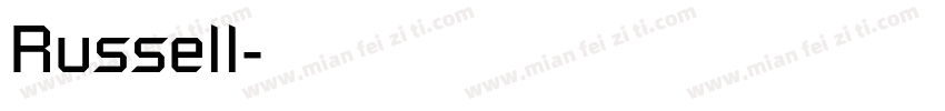Russell字体转换