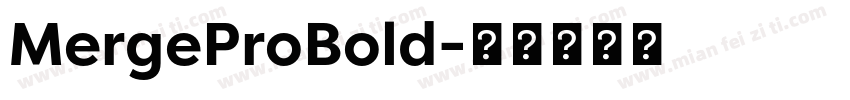 MergeProBold字体转换