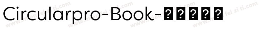 Circularpro-Book字体转换