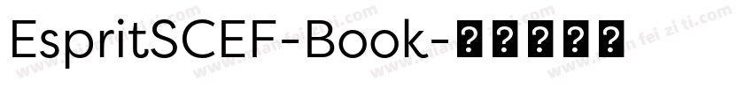 EspritSCEF-Book字体转换