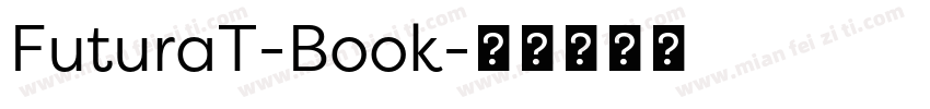 FuturaT-Book字体转换