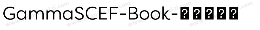 GammaSCEF-Book字体转换
