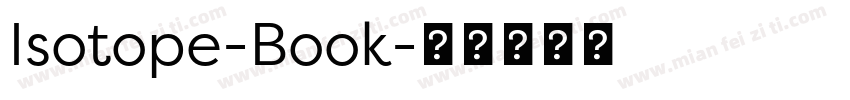 Isotope-Book字体转换