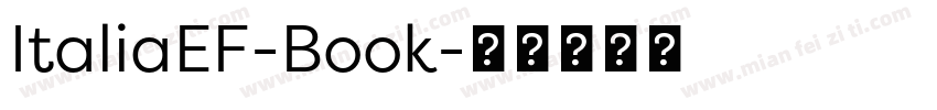 ItaliaEF-Book字体转换
