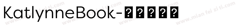 KatlynneBook字体转换