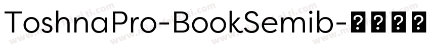 ToshnaPro-BookSemib字体转换
