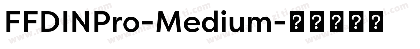 FFDINPro-Medium字体转换