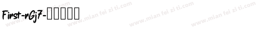 First-rGj7字体转换