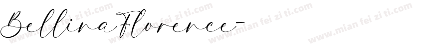BellinaFlorence字体转换