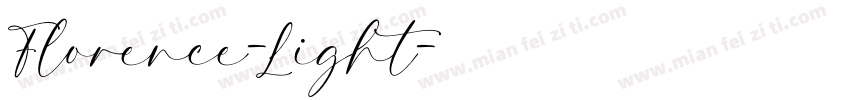 Florence-Light字体转换