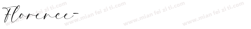 Florence字体转换