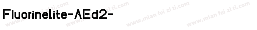 FluorineLite-AEd2字体转换