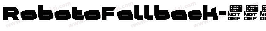 RobotoFallback字体转换