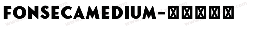 FonsecaMedium字体转换