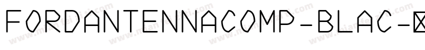 FORDANTENNACOMP-BLAC字体转换