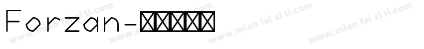 Forzan字体转换