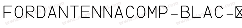 FORDANTENNACOMP-BLAC字体转换