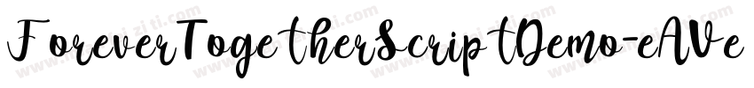 ForeverTogetherScriptDemo-eAVe字体转换
