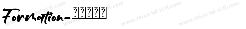 Formation字体转换