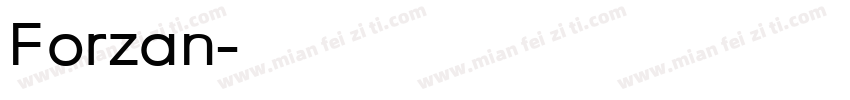 Forzan字体转换