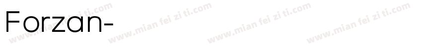 Forzan字体转换