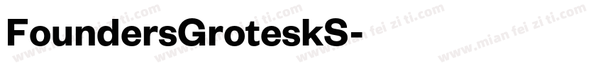 FoundersGroteskS字体转换