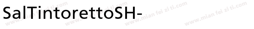 SalTintorettoSH字体转换
