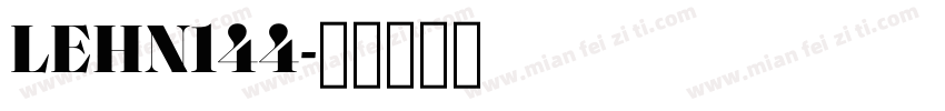 LEHN144字体转换