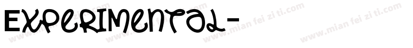 Experimental字体转换