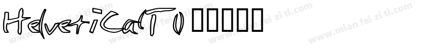 Helvetica(T1)字体转换