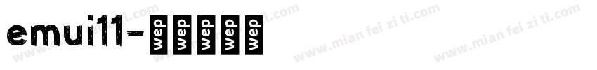 emui11字体转换