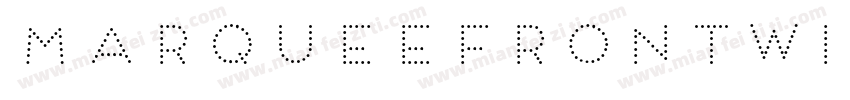 MarqueeFrontWithBulb字体转换