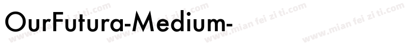 OurFutura-Medium字体转换