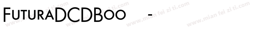 FuturaDCDBoo字体下载字体转换