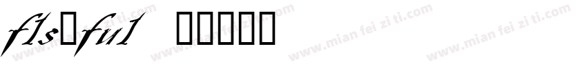fls_ful字体转换