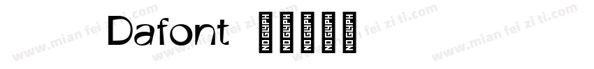 1001Dafont字体转换